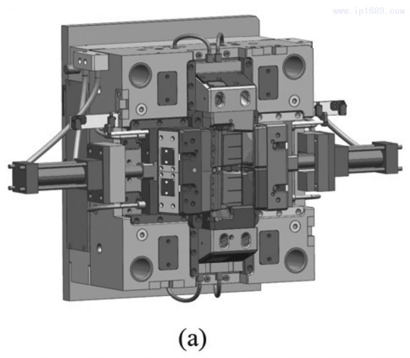 圖 9　模具三維結(jié)構(gòu)圖