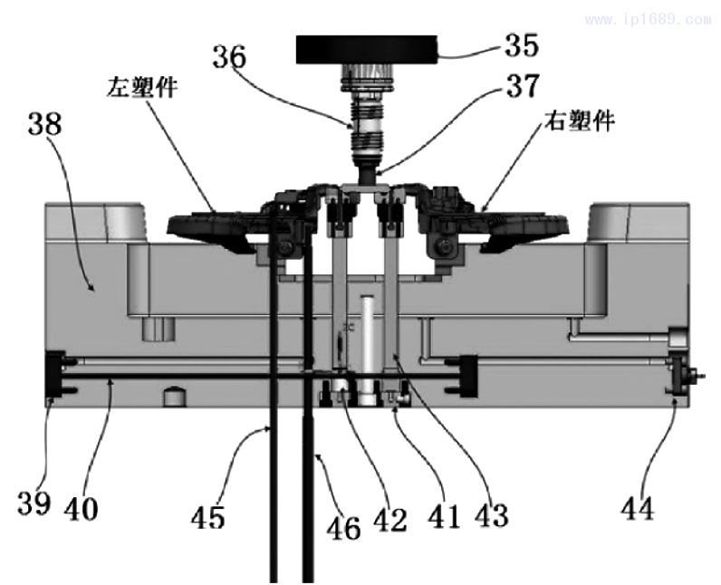 圖 6 模內(nèi)熱切機構(gòu)a